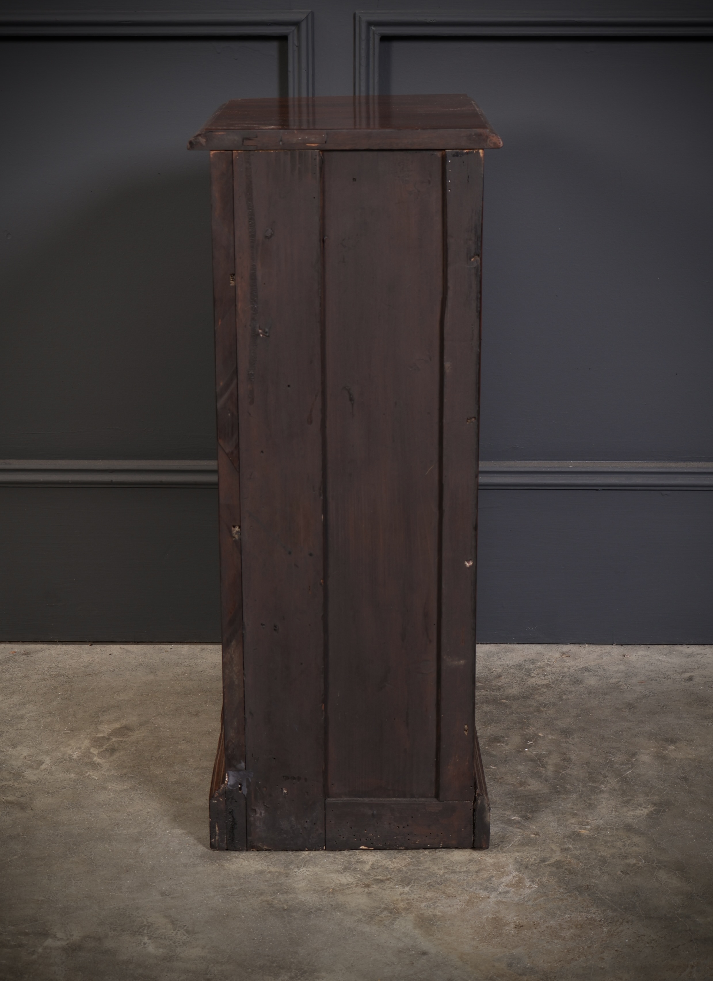 Pair Of Regency Mahogany Pedestal Cabinets - Image 9